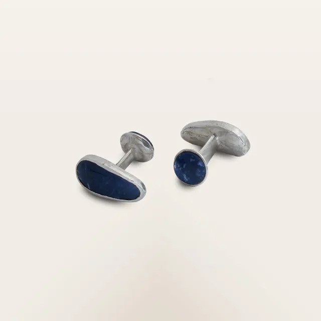 Alfredo Correnti Sodalite Gemelli da Camicia Blu