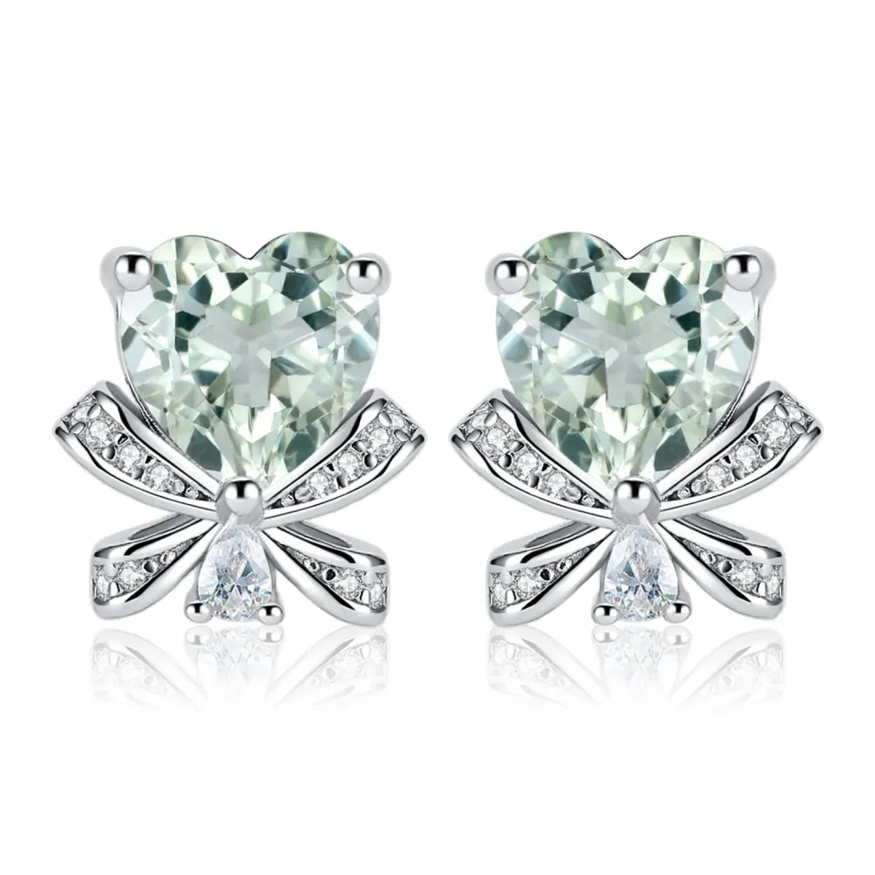 JewelryPalace Farfalla 2.8ct Orecchini Argento Verdi