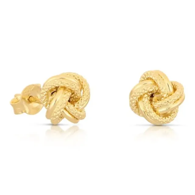 Gioielli Celiento orecchini nodo oro giallo 18kt