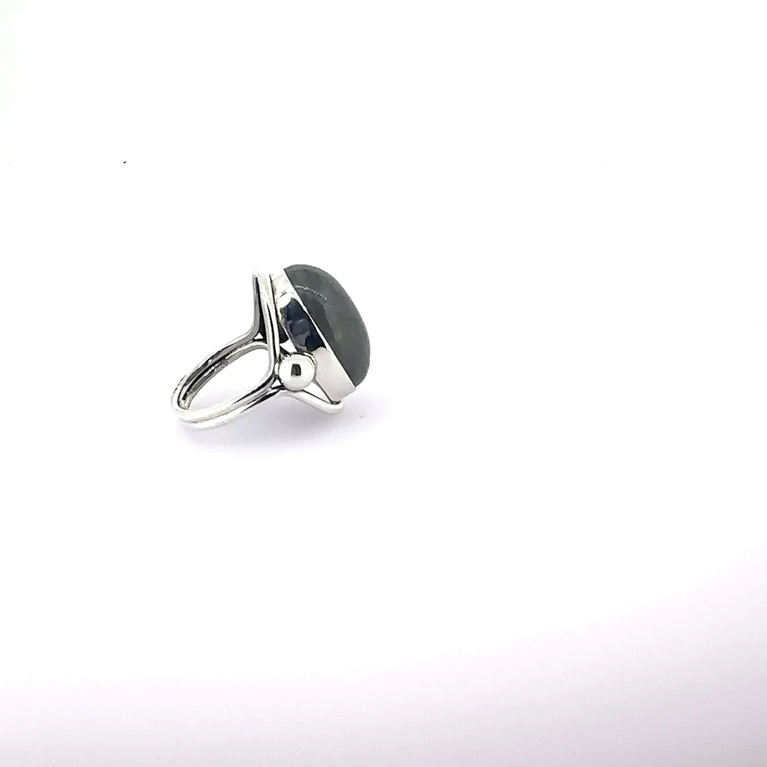 Victoria Jane Labradorite anello argento cabochon ovale