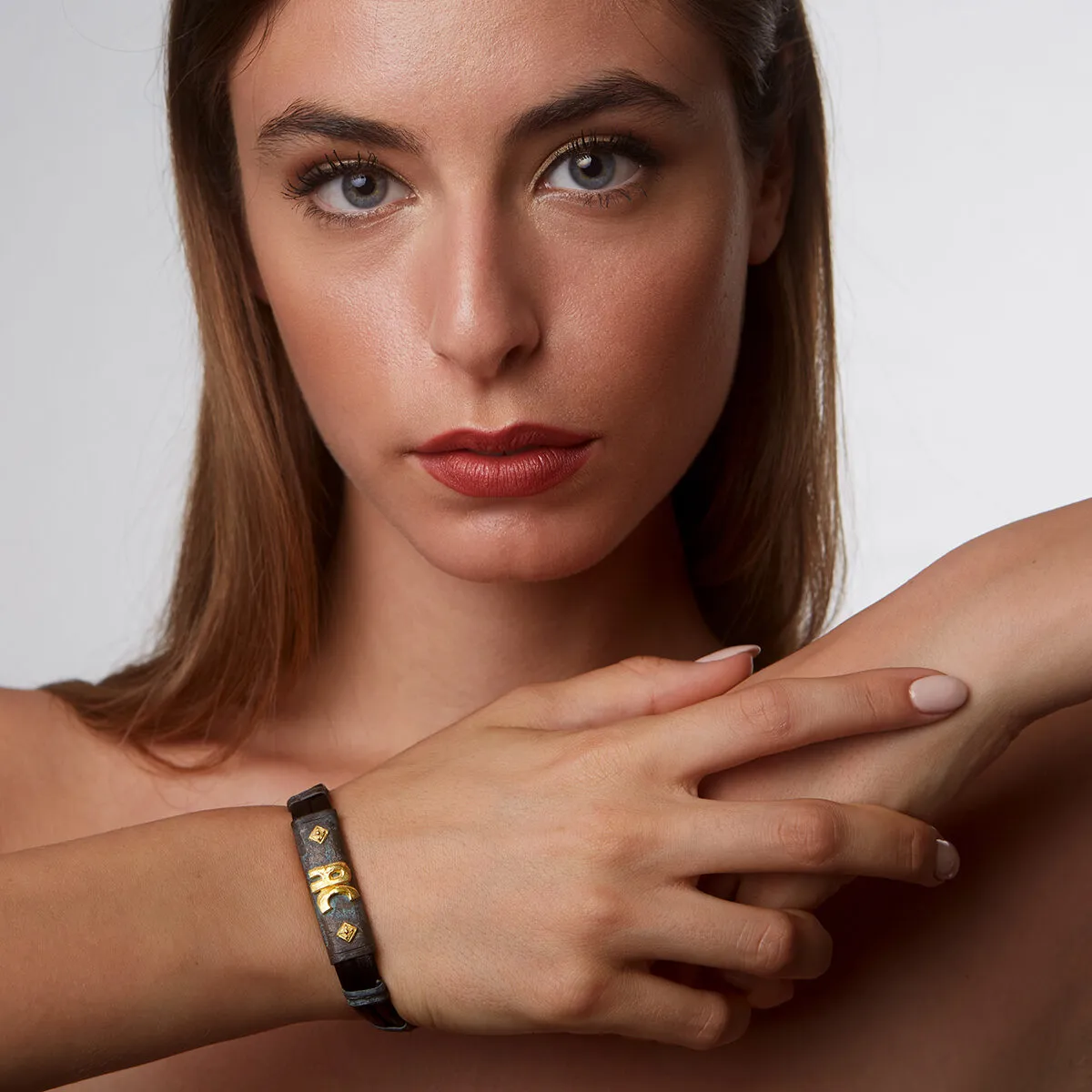 Alfredo Correnti Ego Cuoio bracciale cuoio da polso