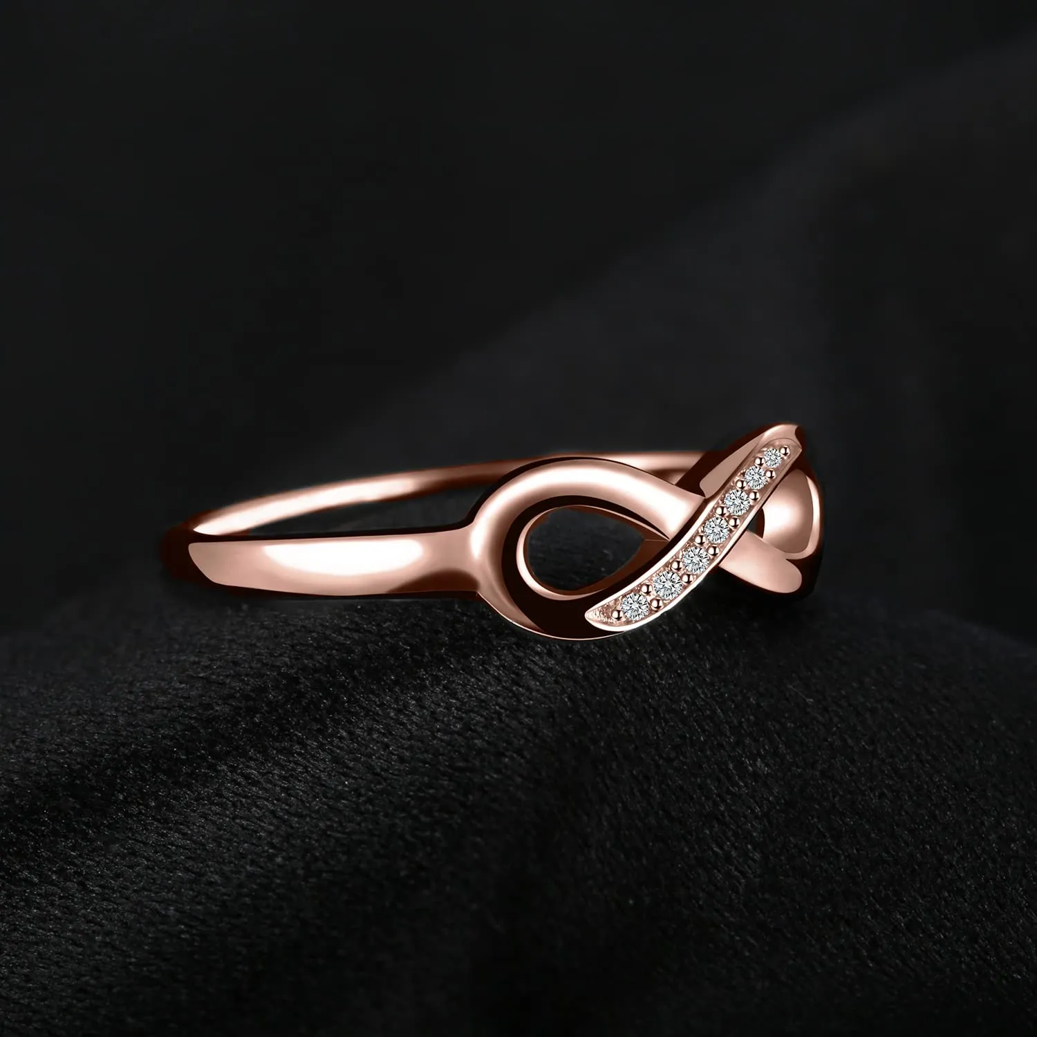 JewelryPalace Infinito Anello Nodo Argento 925 Eterno Amore
