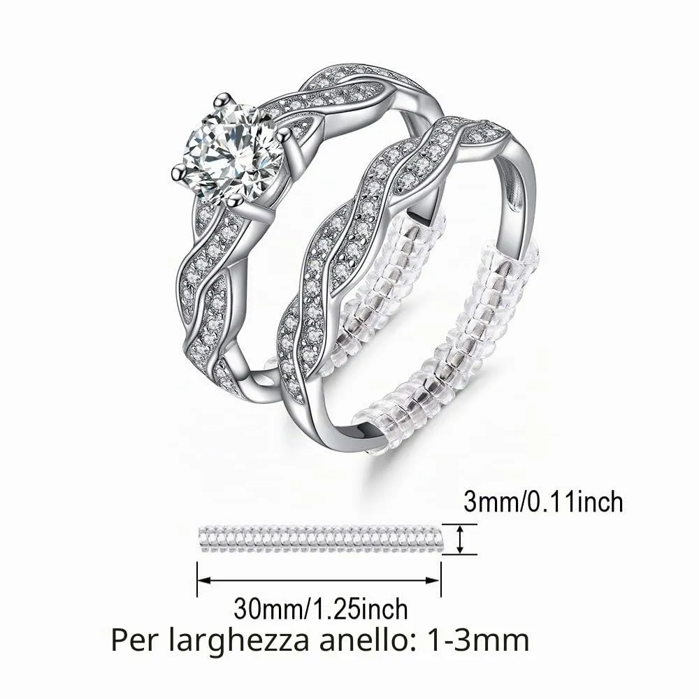 JewelryPalace Infinito Nodo Fede Argento Diamante 1.5ct