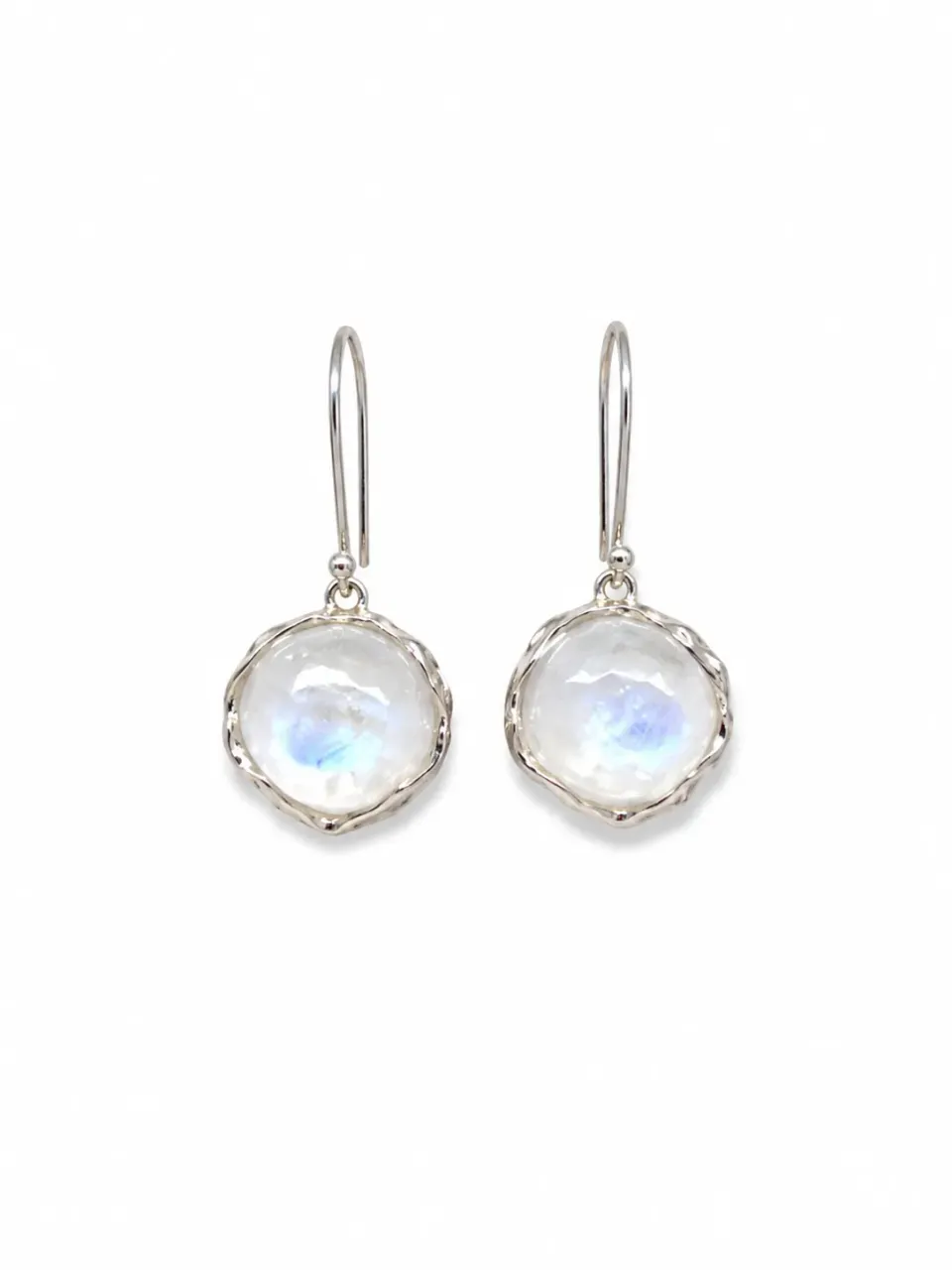Victoria Jane Blue Moonstone Orb orecchini argento