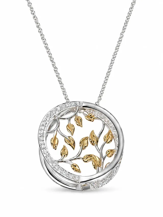 Victoria Jane 3D Tree of Life collana argento albero vita