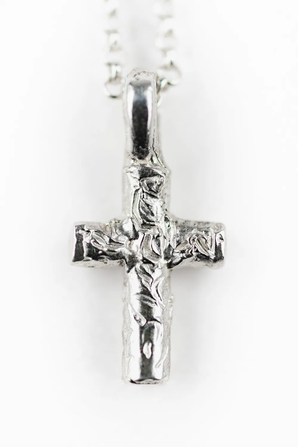 Flor Rubaja Jewelry Croce collana argento 925 42 cm