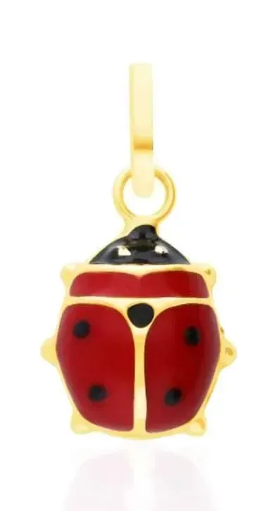 Gioielli Celiento ciondolo coccinella oro giallo 18Kt