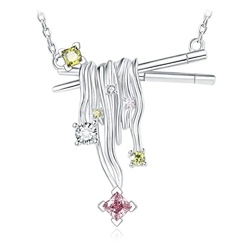 JewelryPalace Bastoncini Pasta 0.7ct collana argento 45cm