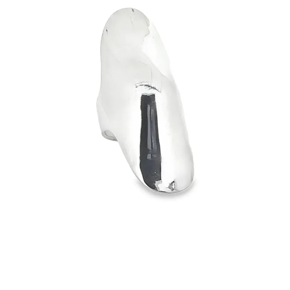 Victoria Jane Sleek Silver anello argento moderno