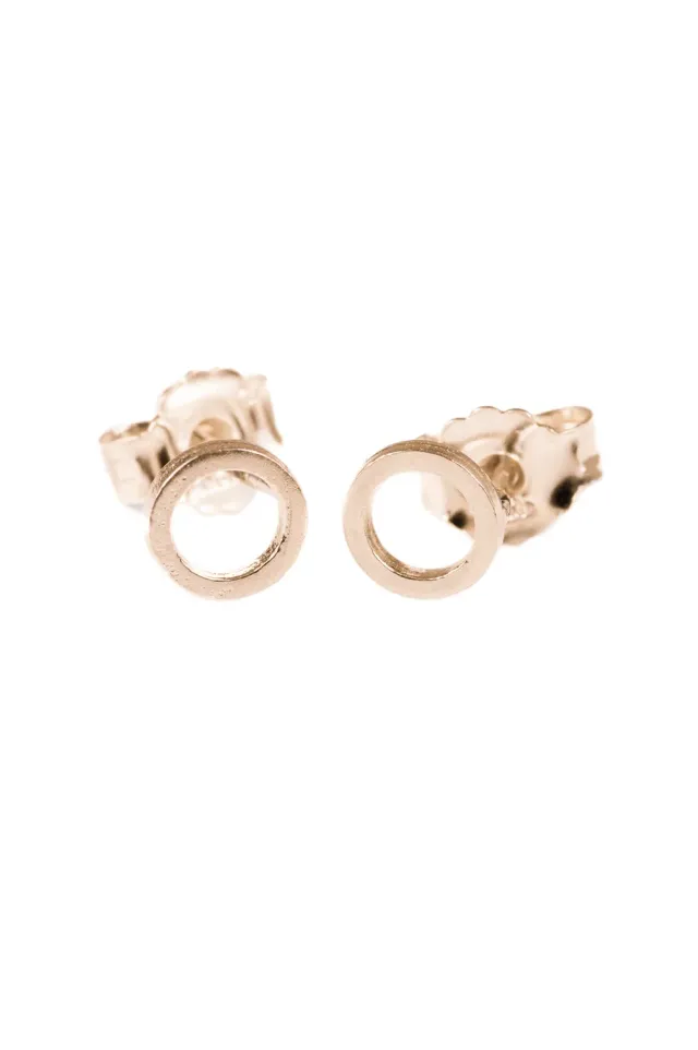 Flor Rubaja Essentials Mini Cerchio orecchini oro 9ct piccoli