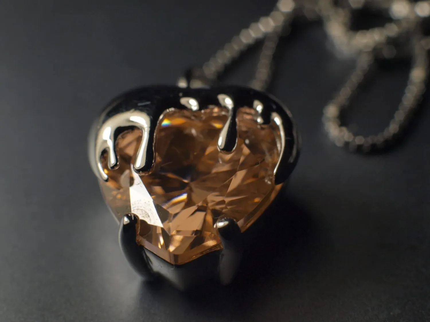 JewelryPalace Ape 11ct Collana Argento Arancione 45cm