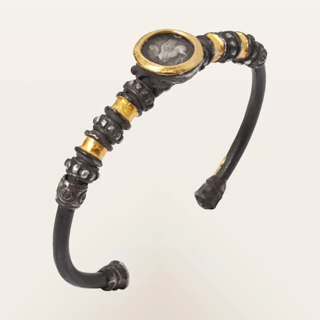 Alfredo Correnti Aeterna bracciale rigido Pegaso