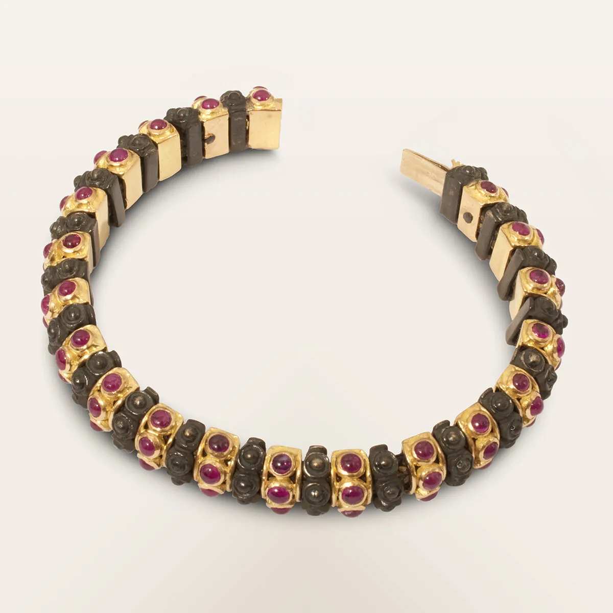 Alfredo Correnti A&C Rubini bracciale pietre rosse