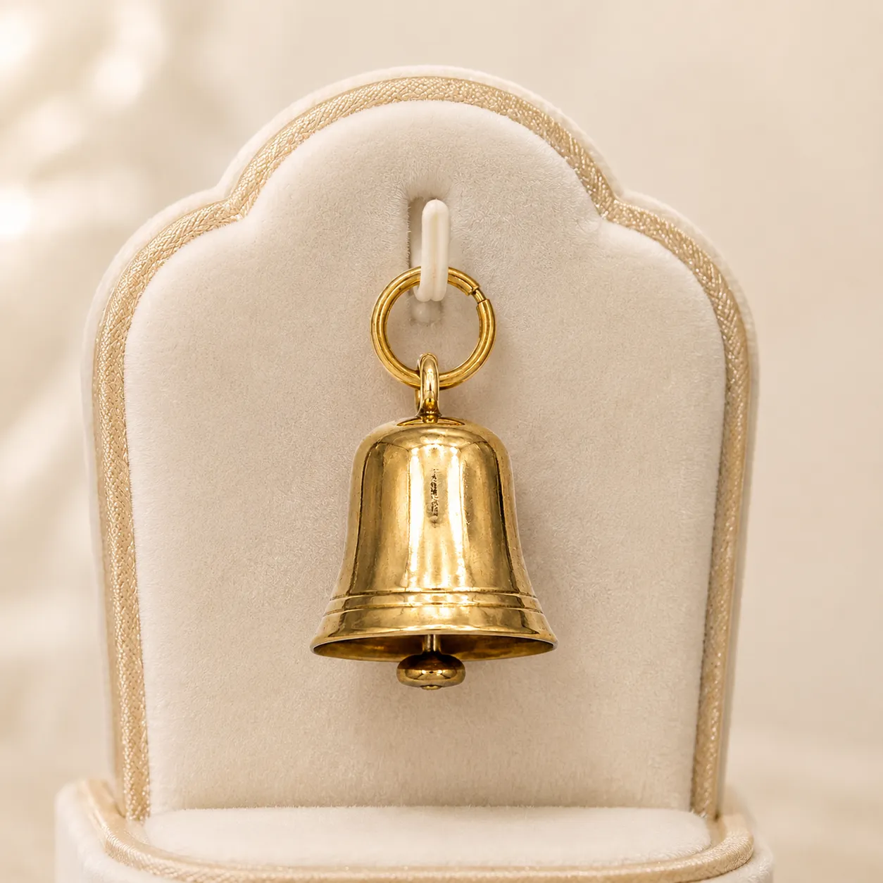 Victoria Jane Bell charm oro 9ct campana pre-loved