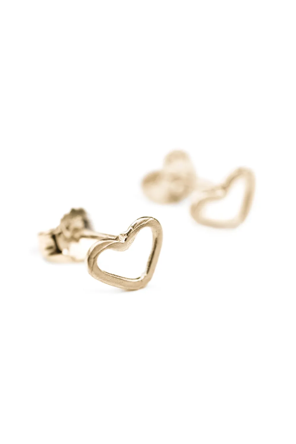 Flor Rubaja Essentials Mini Orecchini Cuore oro 9ct
