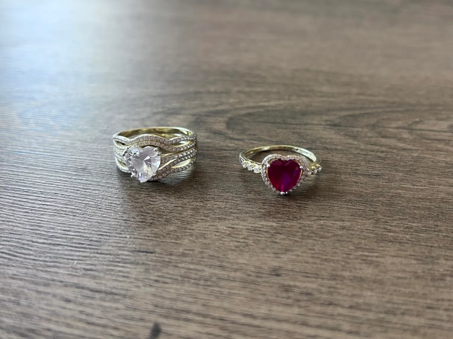 JewelryPalace 3ct Classici Cuore Anello Argento Misura 14.5