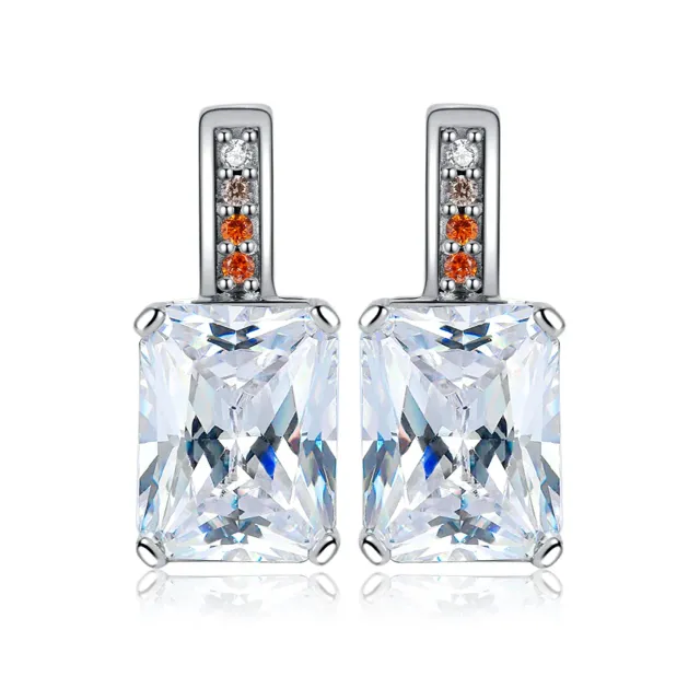 JewelryPalace Gioco 5.8ct orecchini argento zirconia arancione