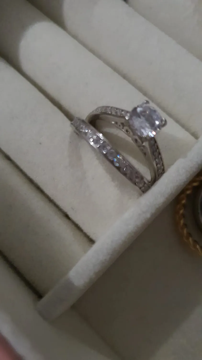 JewelryPalace 1.3ct Anello Solitario Fidanzamento Tre Ori Oro