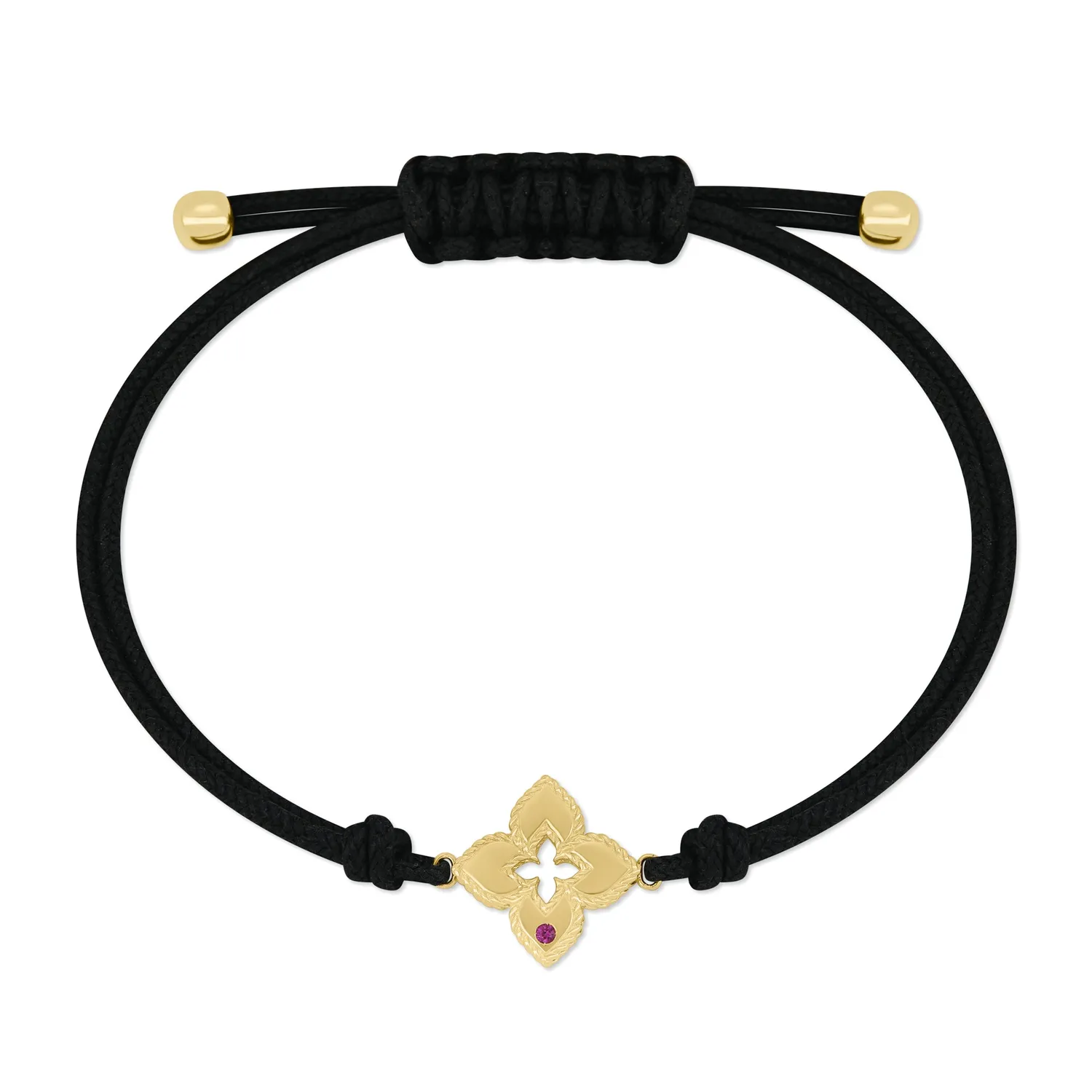 Roberto Coin Venetian Princess bracciale oro diamanti cordino