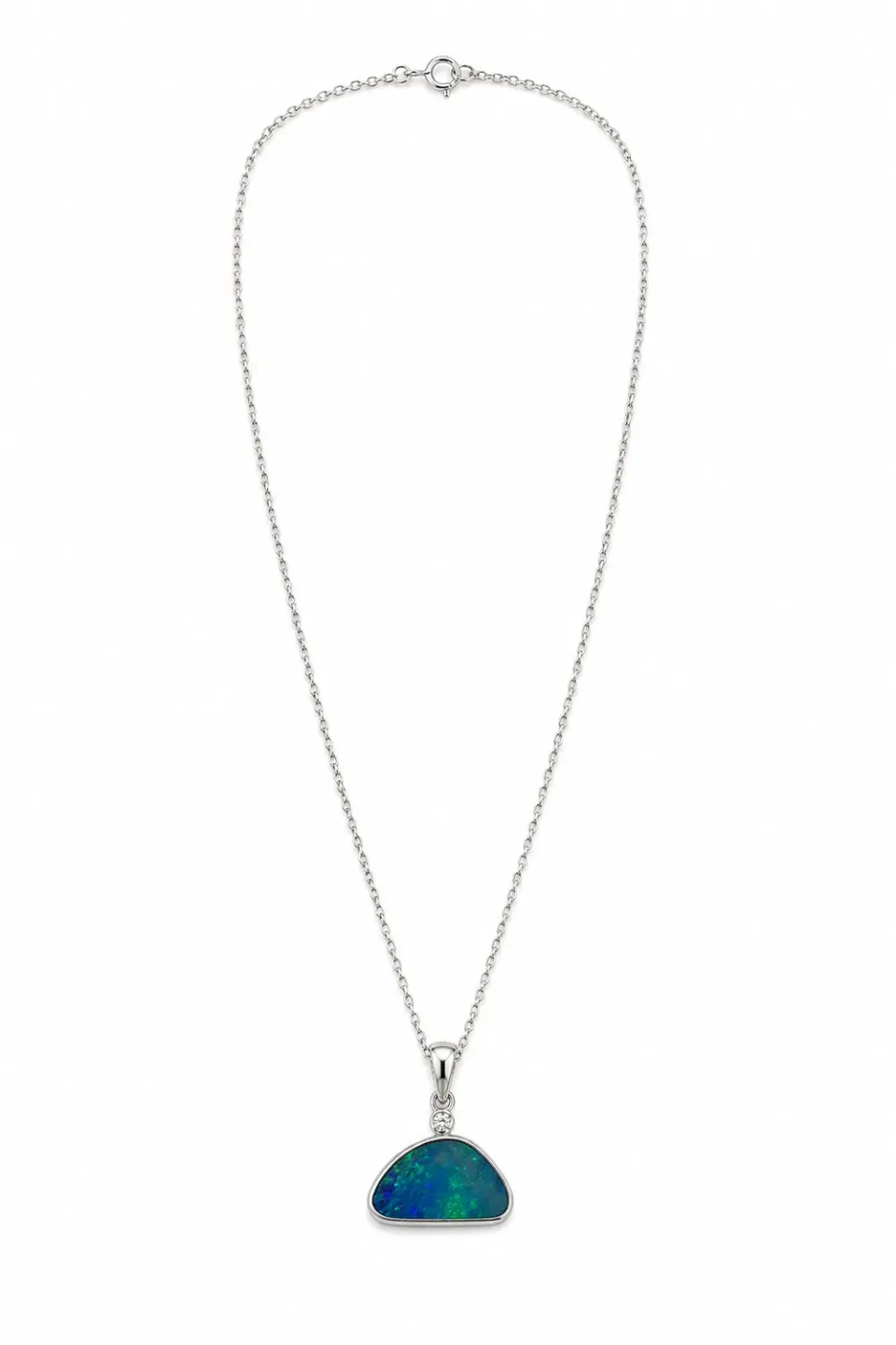 Victoria Jane Mother Earth Opal Diamond collana opale argento