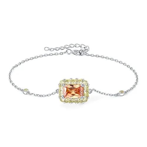 JewelryPalace Ananas 3.5ct Bracciale Argento 925 Champagne