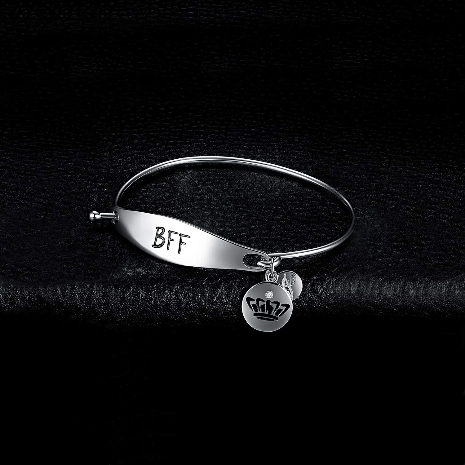 JewelryPalace Bracciale BFF Argento 925 con Ciondolo Mano