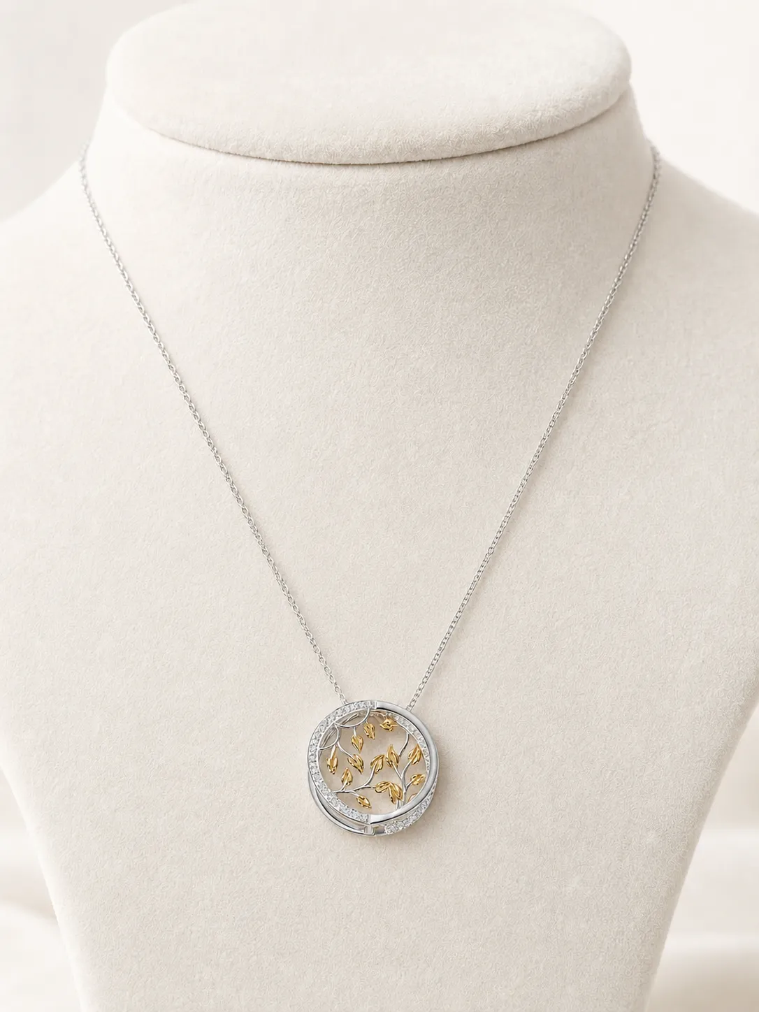 Victoria Jane 3D Tree of Life collana argento albero vita
