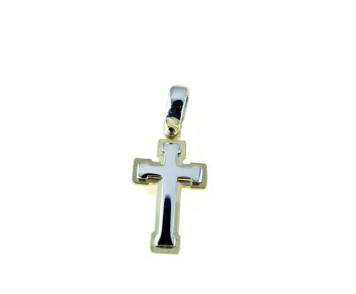 Gioielli Celiento Croce Ciondolo Oro Giallo 18kt uomo