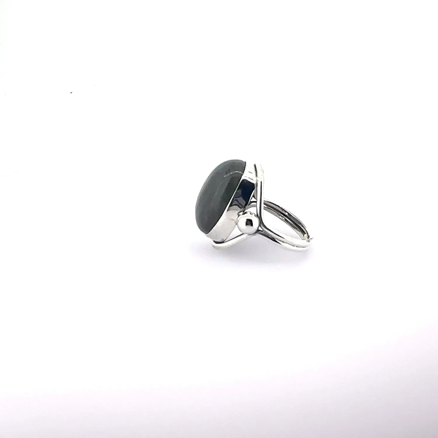 Victoria Jane Labradorite anello argento cabochon ovale