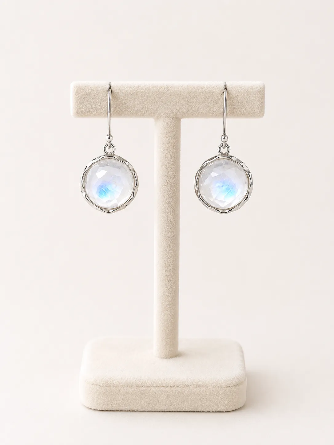 Victoria Jane Blue Moonstone Orb orecchini argento
