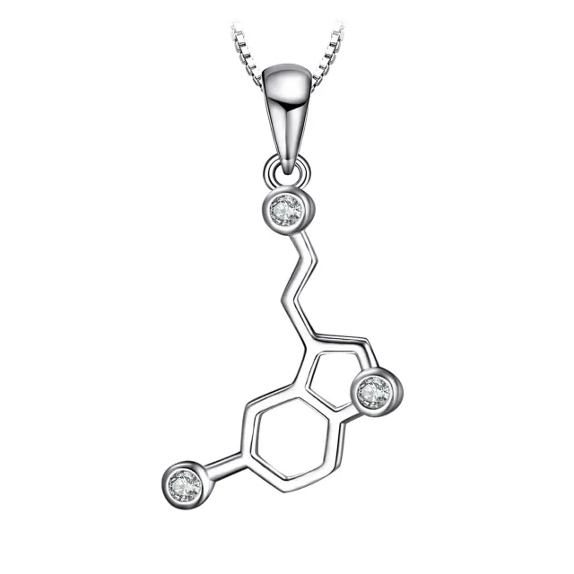 JewelryPalace Serotonina 0.2ct Zirconia collana argento 925