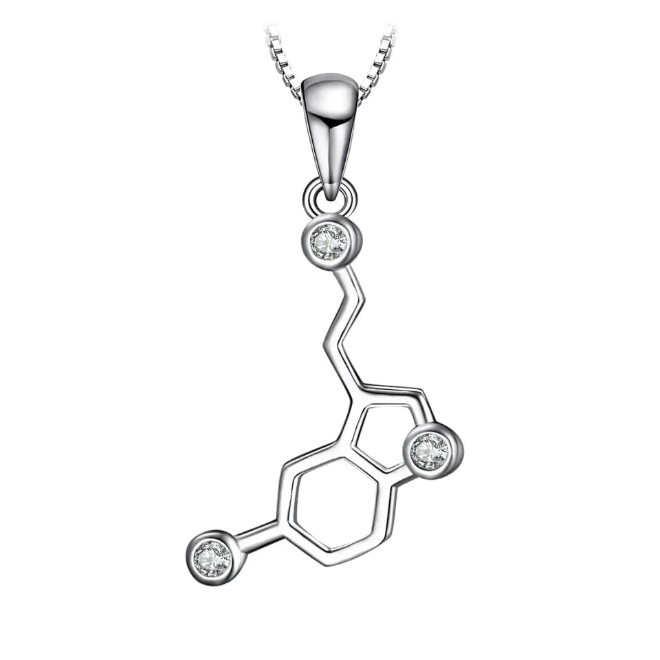 JewelryPalace Serotonina 0.2ct Zirconia collana argento 925