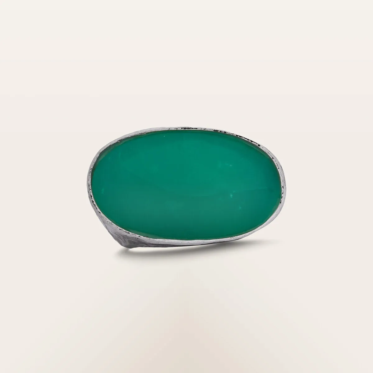 Alfredo Correnti Gea Anello Crisopasio pietra verde