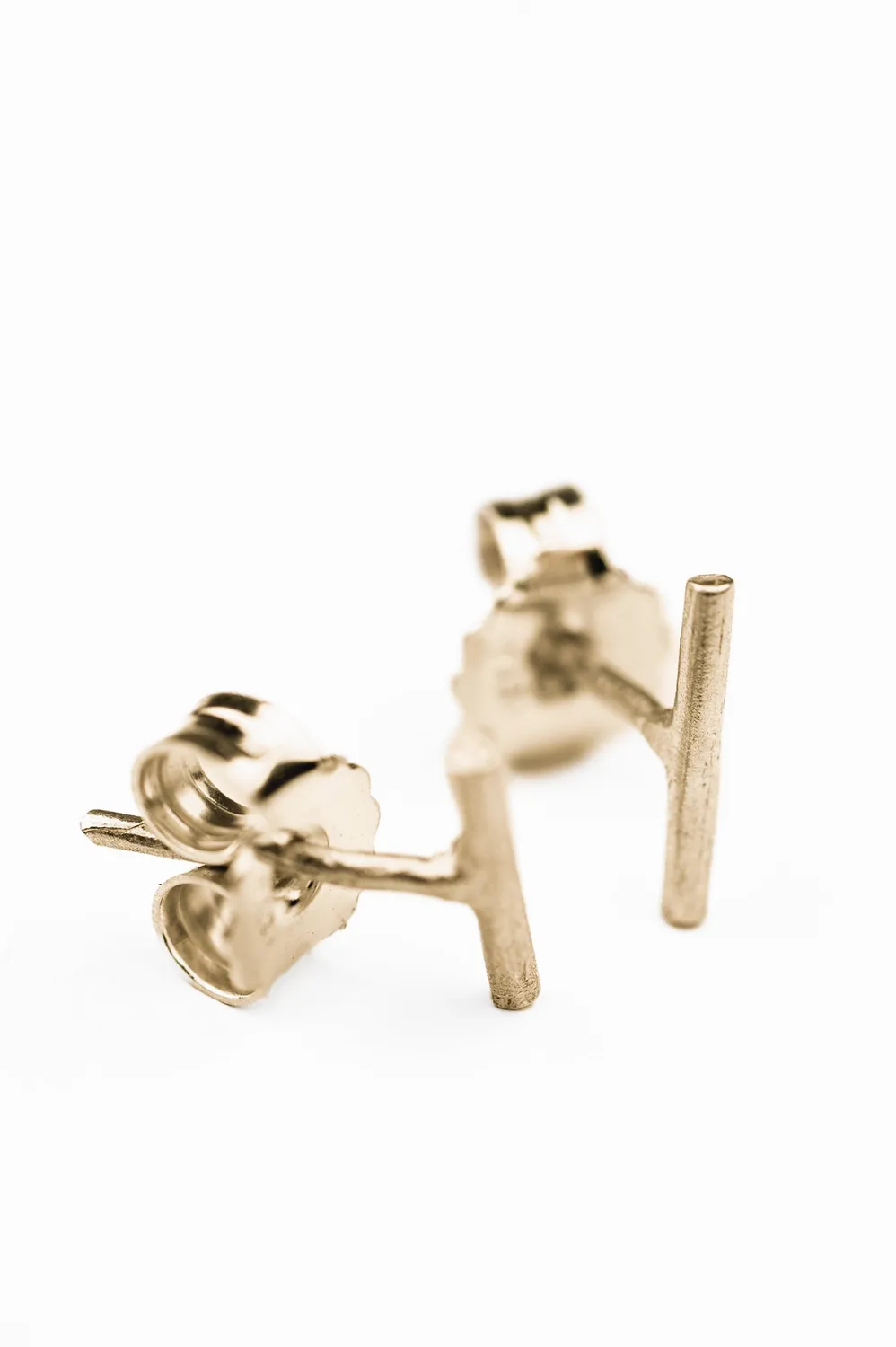 Flor Rubaja Jewelry Barra mini orecchini oro 9ct