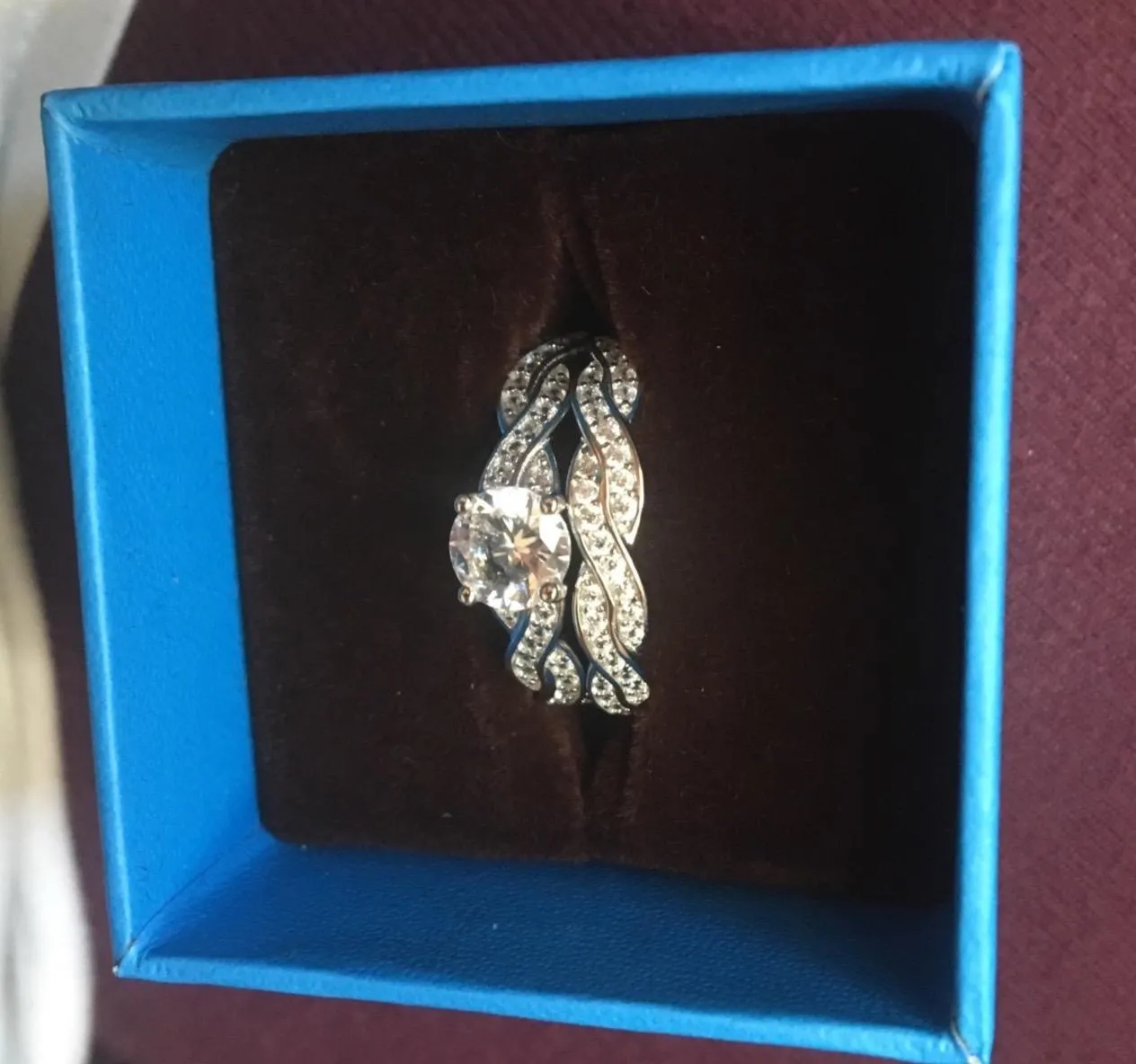JewelryPalace Infinito Nodo Fede Argento Diamante 1.5ct