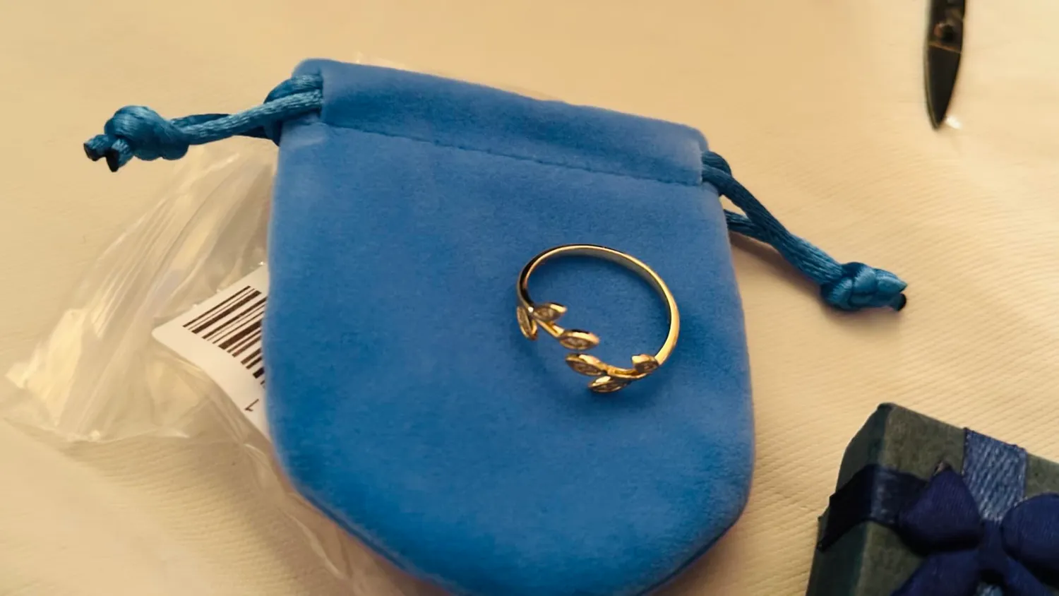 JewelryPalace Foglia di Olivo Anello Argento Regolabile