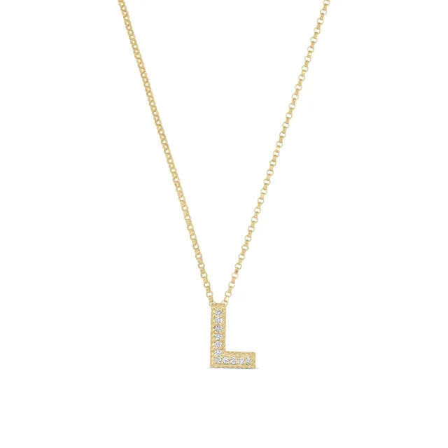 Roberto Coin Tiny Treasure collana diamanti oro giallo 18 carati