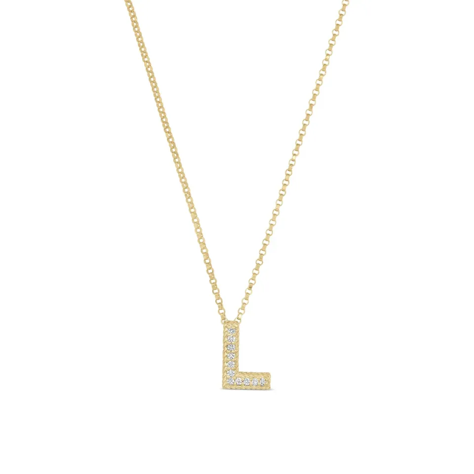 Roberto Coin Tiny Treasure collana diamanti oro giallo 18 carati