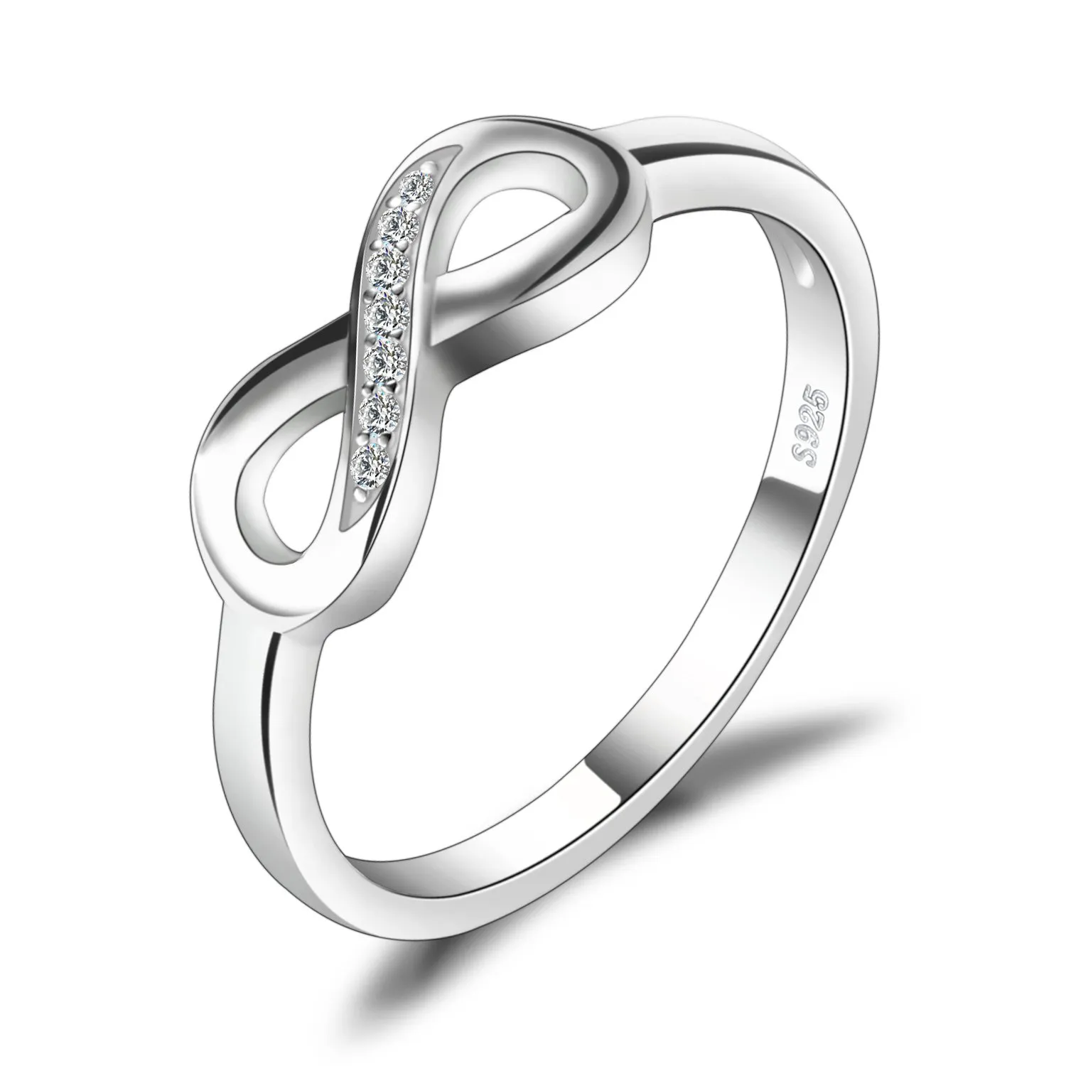 JewelryPalace Infinito Anello Nodo Argento 925 Eterno Amore