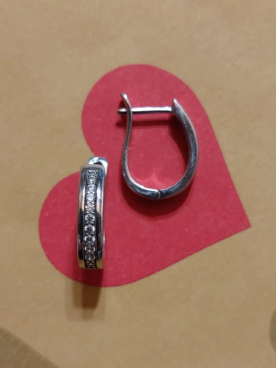 JewelryPalace Hoop orecchini a cerchio argento zirconia