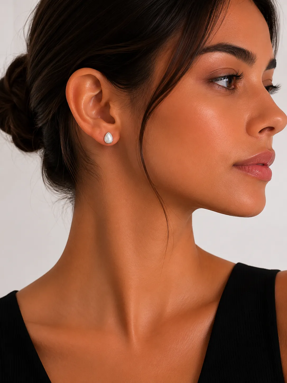 Victoria Jane Teardrop orecchini argento perla a goccia