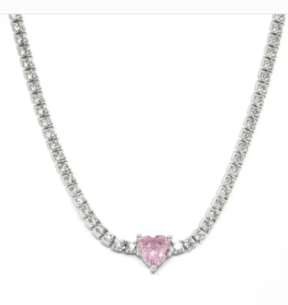 Gioielli Celiento Tennis collana argento 925 donna zirconi