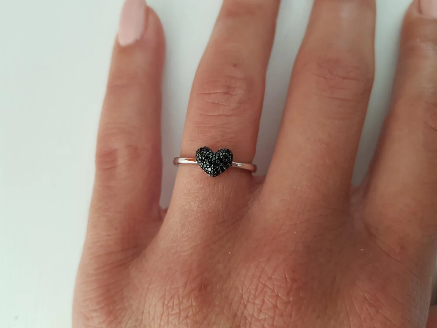 JewelryPalace Amore Cuore anello argento spinello 14.5