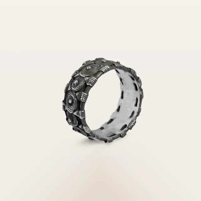 Alfredo Correnti Nesso Fascia Argento Anello