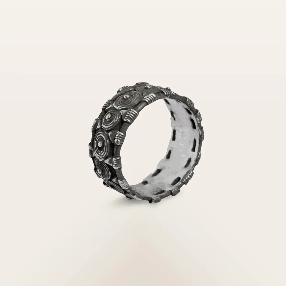 Alfredo Correnti Nesso Fascia Argento Anello