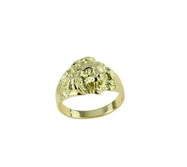 Gioielli Celiento Leone anello uomo oro giallo 18 Kt testa