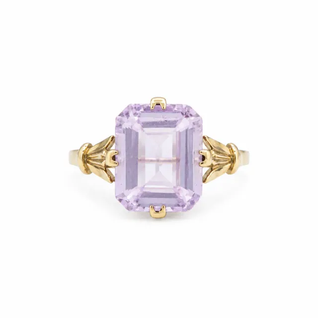 Victoria Jane Lilac Amethyst anello oro 9ct ametista