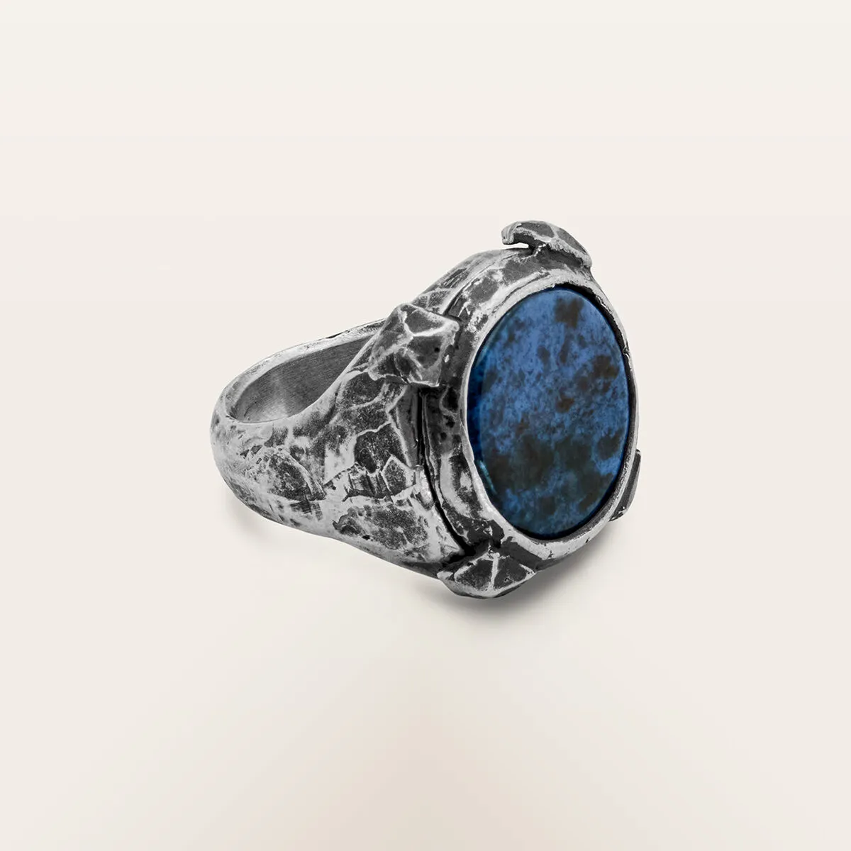 Alfredo Correnti Gea Anello Sodalite pietra blu