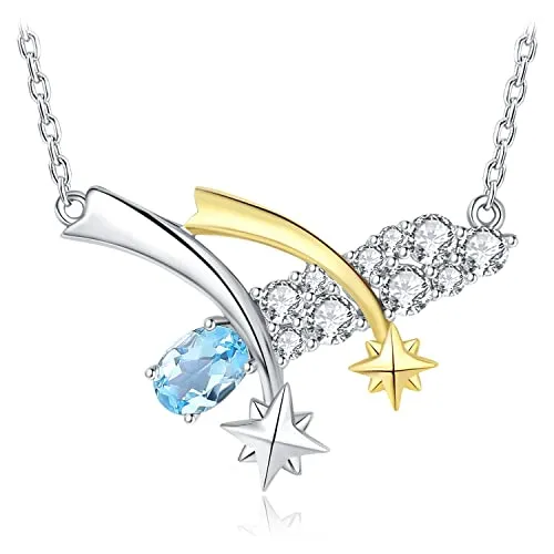 JewelryPalace Pioggia Meteorica Collana Argento 45cm 0.9ct