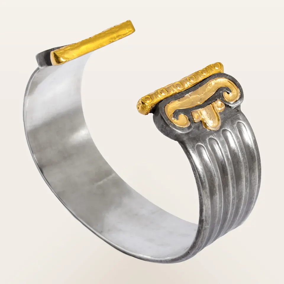 Alfredo Correnti Aeterna Colonna bracciale rigido originale